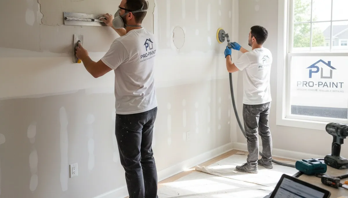 Professional drywall repair and wall restoration by expert painters in Mansfield, MA homes