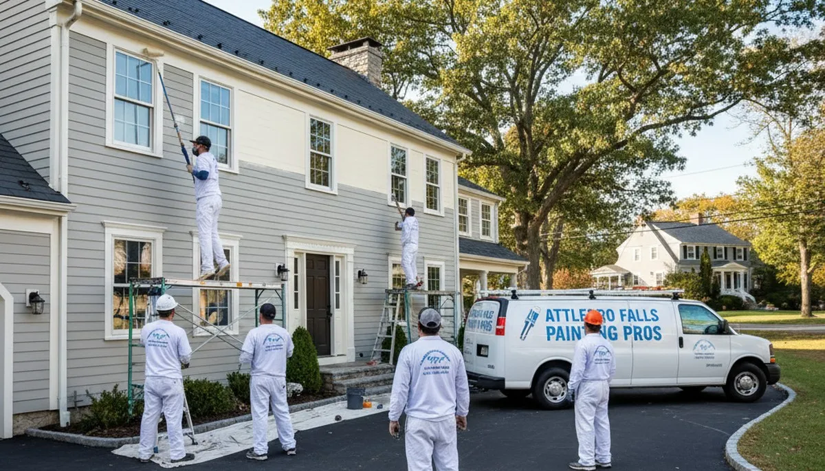 Professional house painting services in Mansfield MA by local painters | paintingmansfieldma.com