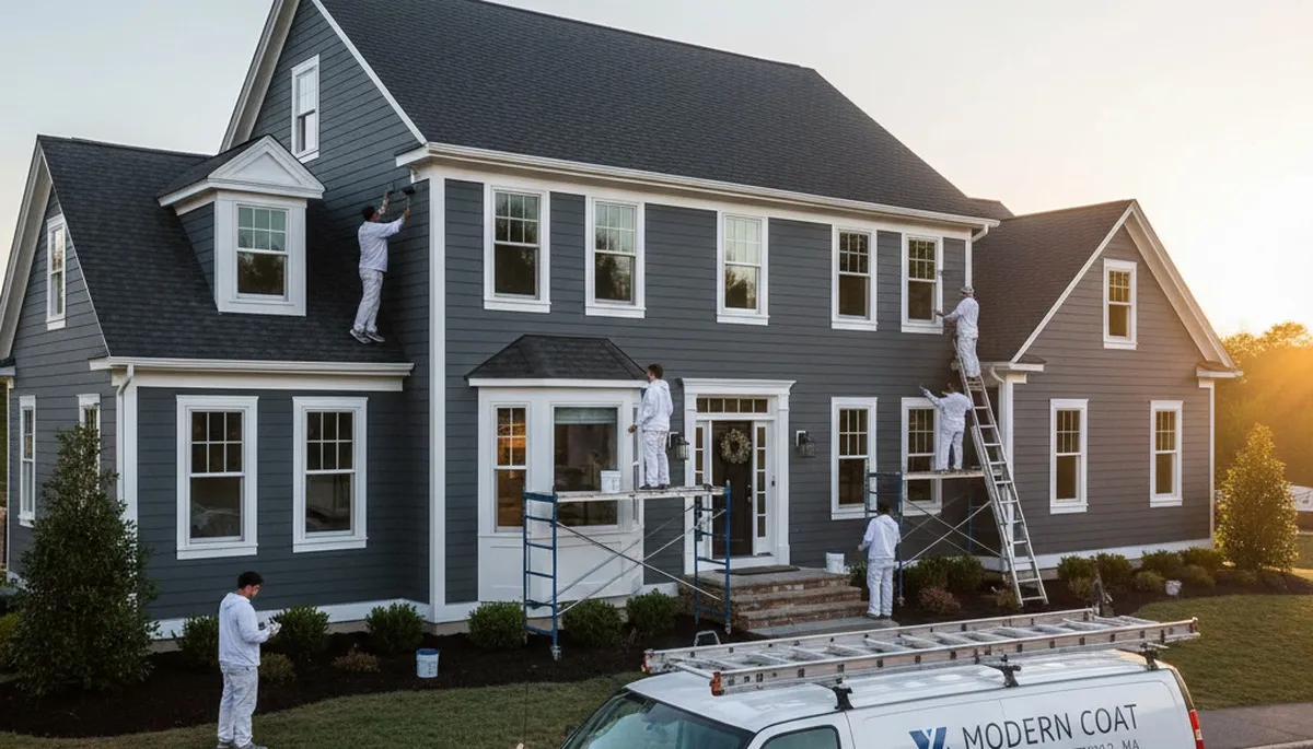 House painting service in Mansfield, MA for interior and exterior home painting projects