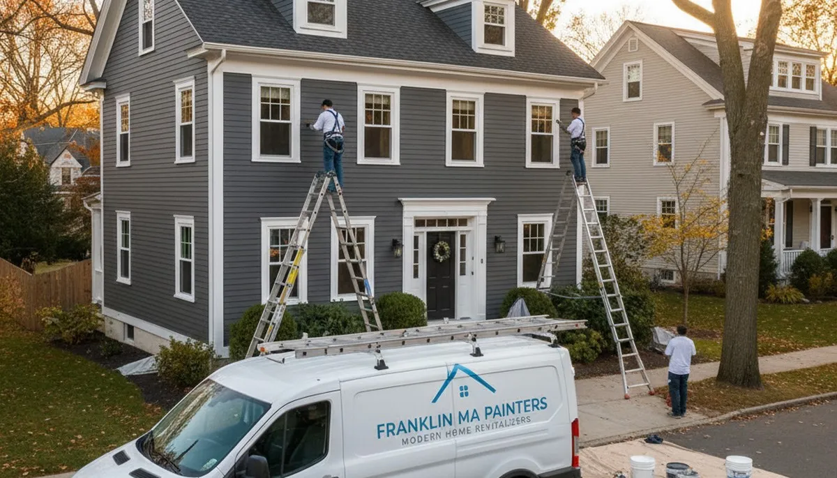Professional house painting services in Mansfield MA by local exterior and interior painters