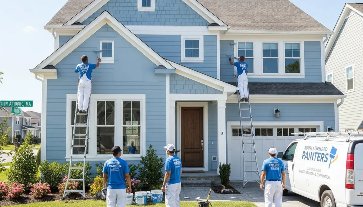 Professional house painting service in Mansfield, MA for residential interior and exterior projects