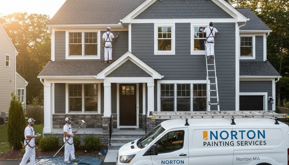 Professional house painters in Mansfield MA providing expert exterior and interior painting services