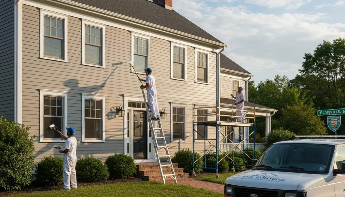 Professional house painting services for homes in Mansfield, MA by local expert painters