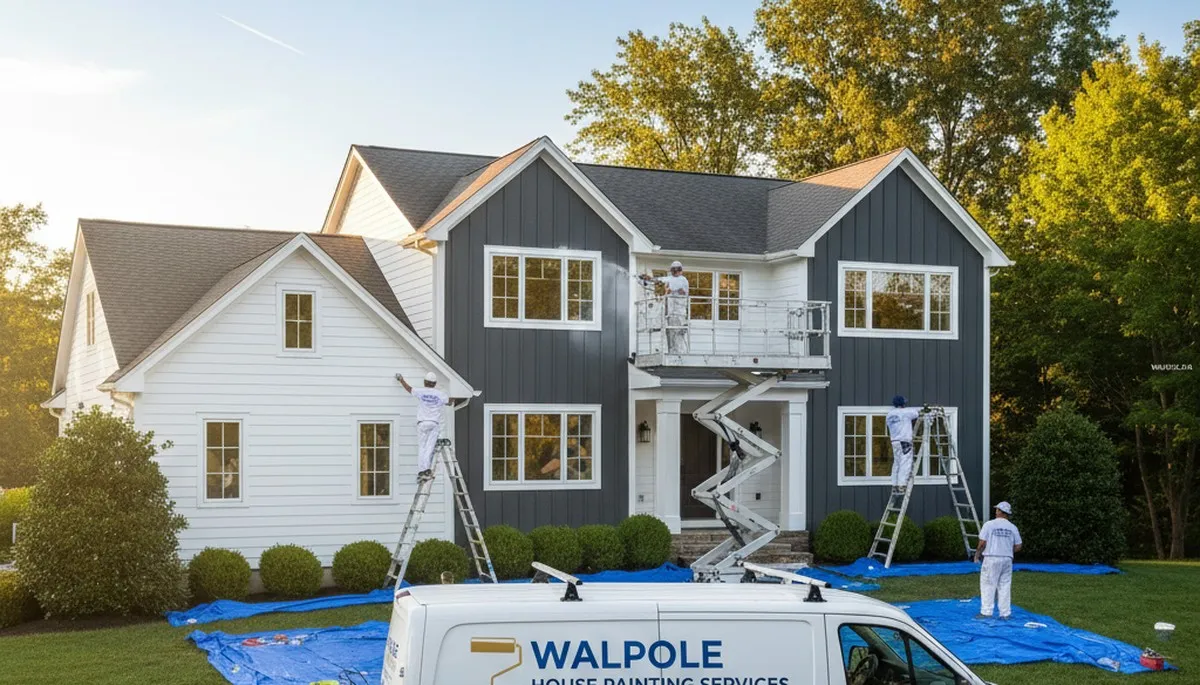 Professional house painting services in Mansfield, MA for residential exteriors and interiors