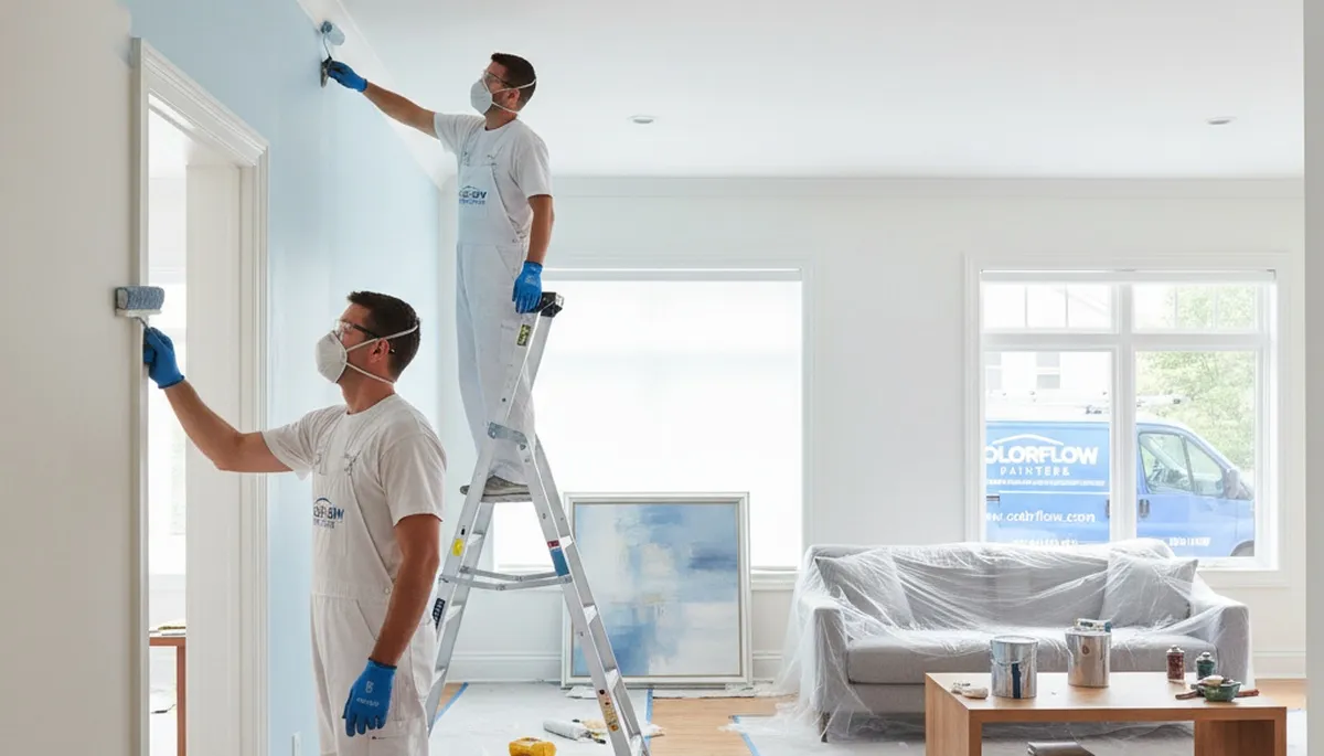 Professional interior house painting in Mansfield, MA with smooth finishes and expert detail